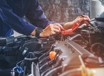 test de batterie et démarreur