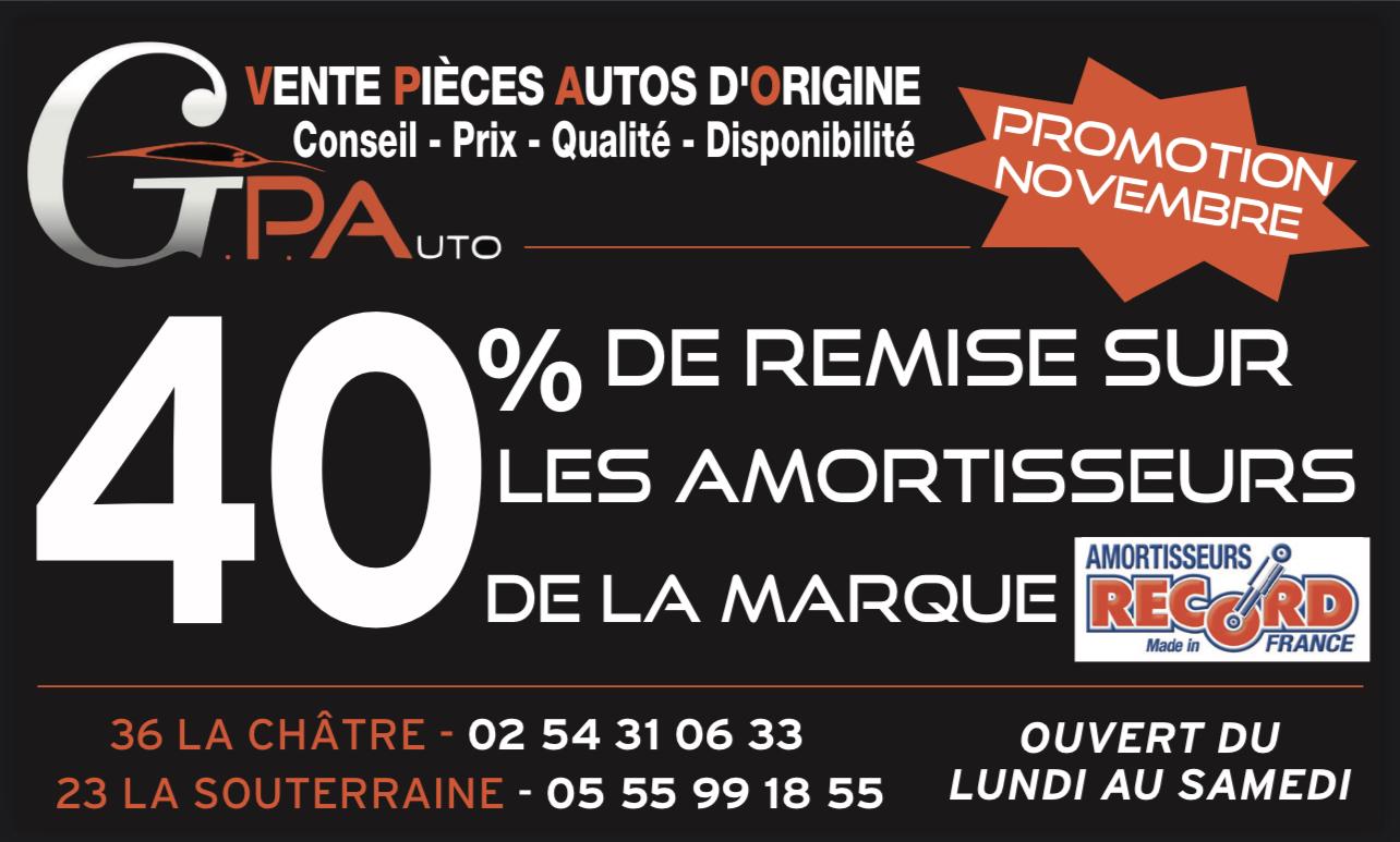 Promotion Amortisseurs RECORD